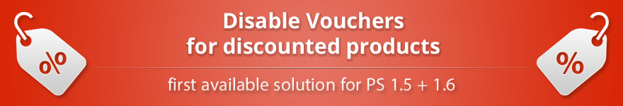 disable voucher for discounted products