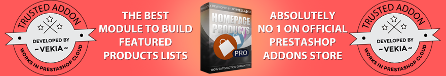 Homepage products pro for PrestaShop
